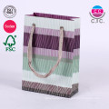 Custom made color printing clothing paper shopping gift bag